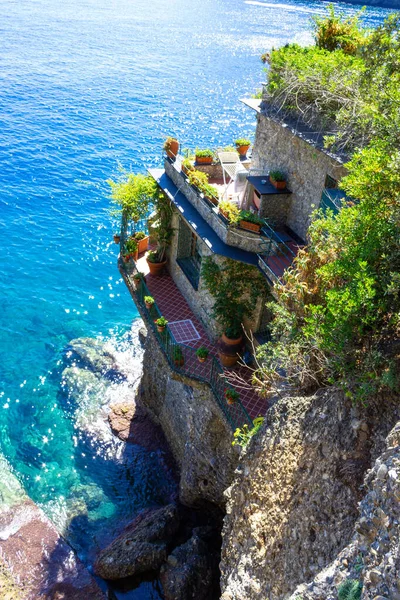 Seaside villas near Portofino in Italy — Stock Photo, Image