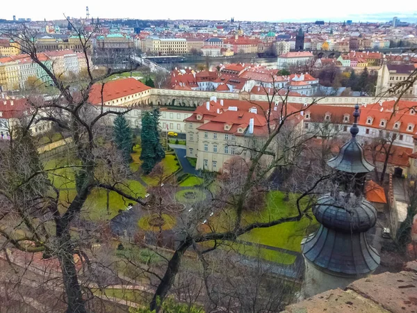 Vue Aérienne Des Toits Vieille Ville Prague République Tchèque — Photo