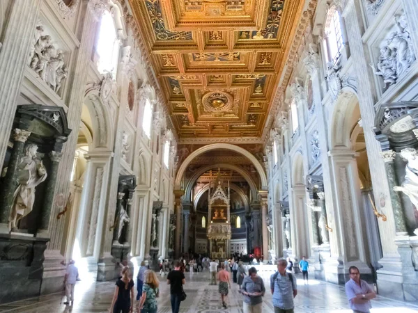 Roma Italia Septiembre 2015 Interior Basílica San Giovanni Laterano Roma —  Fotos de Stock