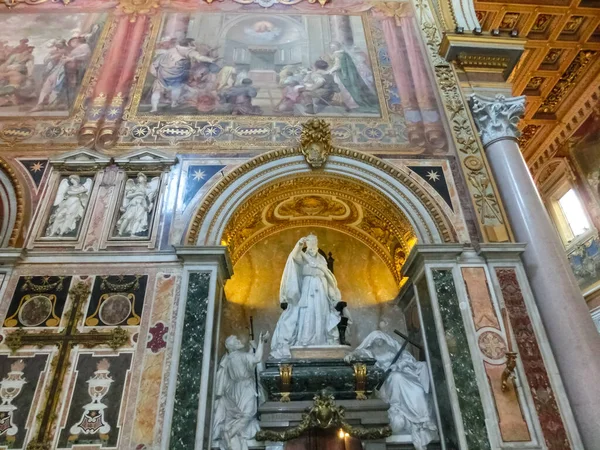 Rome Italië September 2015 Het Interieur Van Basiliek San Giovanni — Stockfoto
