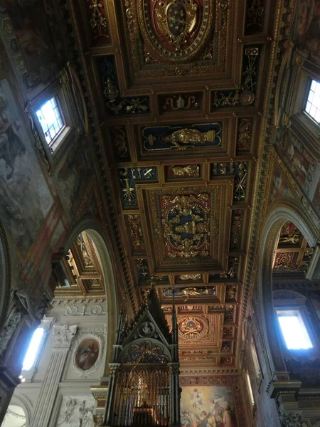 Roma Italia Septembrie 2015 Interiorul Bazilicii San Giovanni Din Laterano — Fotografie, imagine de stoc