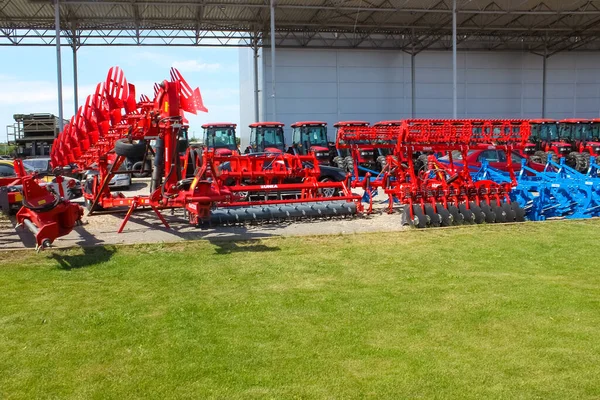 Kyjev Ukrajina Června 2020 Traktor Kultivátor Unia Půdě Pro Technologii — Stock fotografie