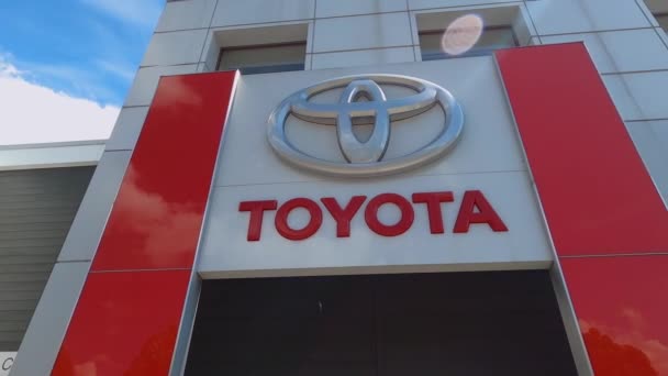 Kiew Ukraine Juli 2020 Der Toyota Salon Oder Laden Kiew — Stockvideo