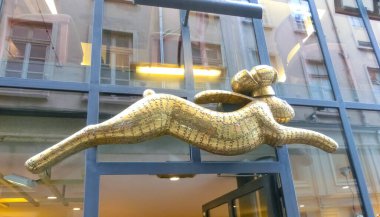 Lion, Fransa - 16 Haziran 2716: Lyon şehrindeki modern bina manzarası