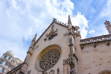 Lyon Fransa 'daki Saint-Bonaventure Kilisesi cephesi