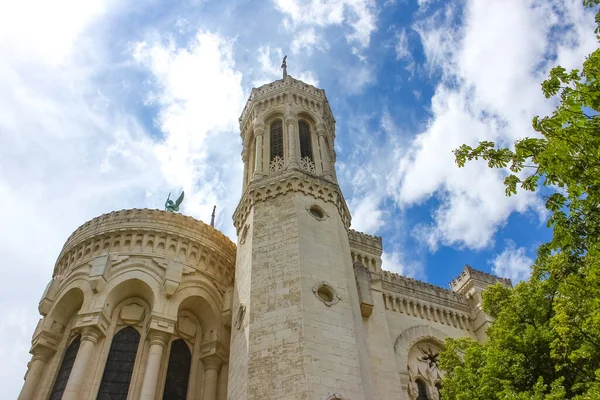 Notre Dame Fourviers Lyon Francie Evropa — Stock fotografie