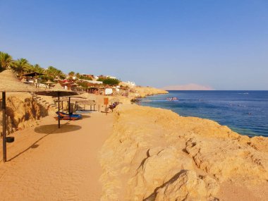 Sharm El Sheikh, Mısır 'daki kumsal.