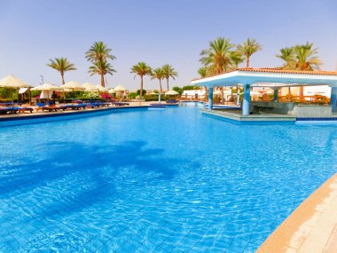 Sharm El Sheikh, Mısır - 14 Eylül 2020: Hotel Siva Sharm, eski Savita Resort, Sharm El Sheikh, Mısır 'da 14 Eylül 2020
