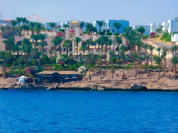 Sharm Sheikh Egito Setembro 2020 Área Praia Parque Hotel Four — Fotografia de Stock