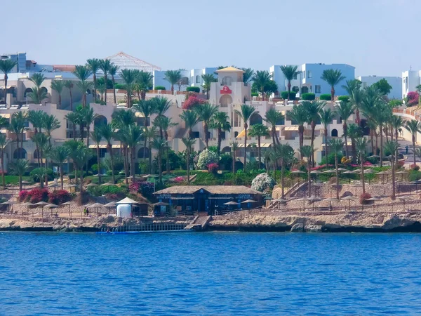 Sharm Sheikh Egito Setembro 2020 Área Praia Parque Hotel Four — Fotografia de Stock