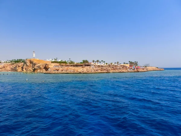 Rev Röda Havet Stranden Fanar Egypten — Stockfoto