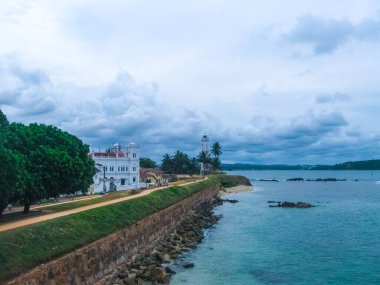 Galle 'deki eski tarihi kale. Sri Lanka
