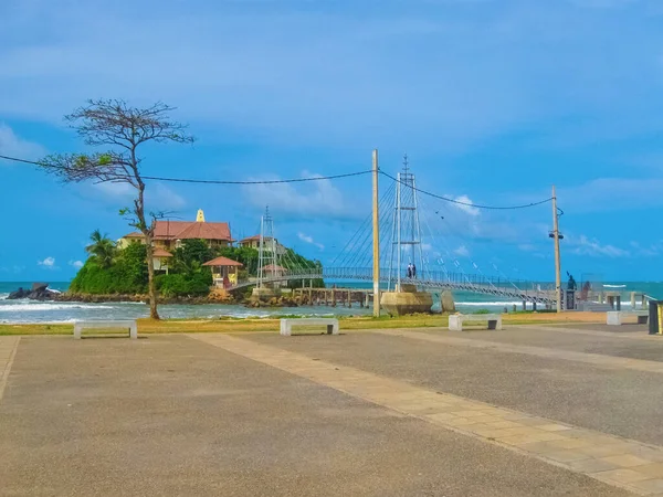 Hermosa Playa Salvaje Sri Lanka Costa Oeste — Foto de Stock