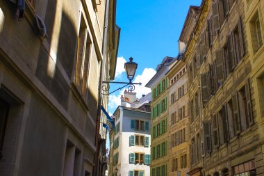 İsviçre 'nin Cenevre şehrinde bir mimari.