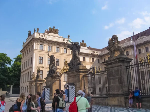 Prag Tschechische Republik Juni 2010 Der Eingang Der Prager Burg — Stockfoto