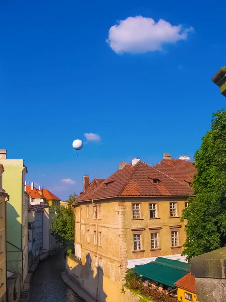 Isla Kampa Con Río Certovka Praga Vieja República Checa — Foto de Stock