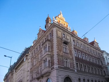 Prag, Çek Cumhuriyeti - 27 Haziran 2010: Çek Cumhuriyeti 'nin eski kentinde Prag evi