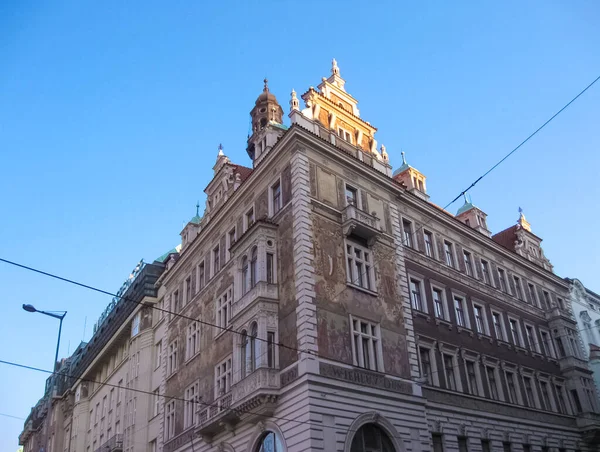 Prag Tschechische Republik Juni 2010 Prager Haus Der Altstadt Tschechien — Stockfoto