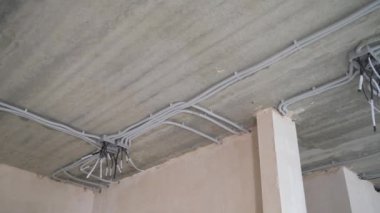 Plastik elektrifikasyon tüplerinin site bina elektrik tesisatı