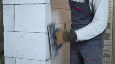 aşındırıcı aracı ile taşlama blok duvar taşlama iş genç oluşturucu eğim atış