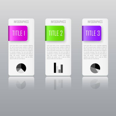 Grafik için soyut bilgi grafiği şablonu, diyagram