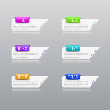 Grafik için soyut bilgi grafiği şablonu, diyagram