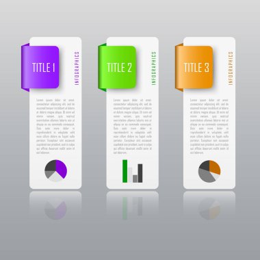 Grafik için soyut bilgi grafiği şablonu, diyagram