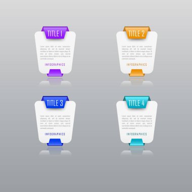 Grafik için soyut bilgi grafiği şablonu, diyagram