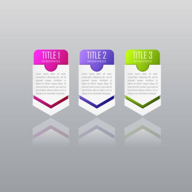 Grafik için soyut bilgi grafiği şablonu, diyagram