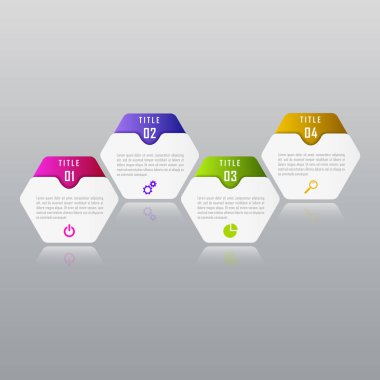 Grafik için soyut bilgi grafiği şablonu, diyagram