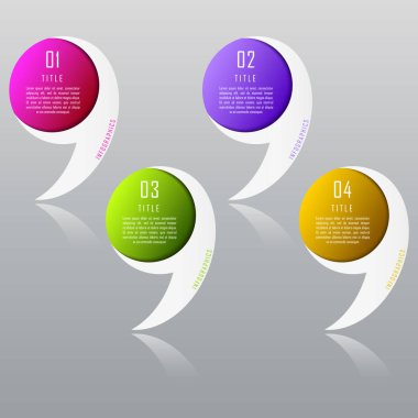 Grafik için soyut bilgi grafiği şablonu, diyagram