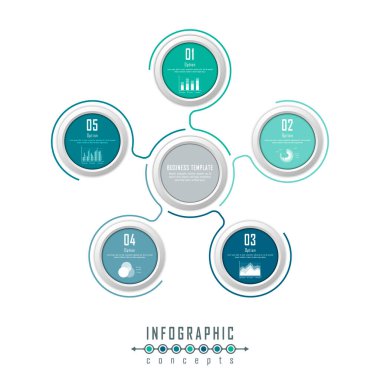 Infographic zaman çizelgesi şablonu grafik, diyagram, web tasarımı, sunum, reklamcılık ve tarih için kullanılabilir. Vektör bilgi gösterimi