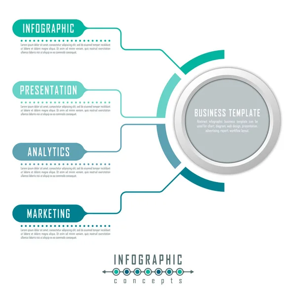 Infographic zaman çizelgesi şablonu grafik, diyagram, web tasarımı, sunum, reklamcılık ve tarih için kullanılabilir. Vektör bilgi gösterimi