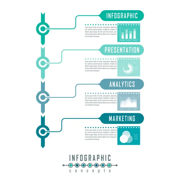 Infographic zaman çizelgesi şablonu grafik, diyagram, web tasarımı, sunum, reklamcılık ve tarih için kullanılabilir. Vektör bilgi gösterimi