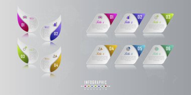 Infographic zaman çizelgesi şablonu grafik, diyagram, web tasarımı, sunum, reklamcılık ve tarih için kullanılabilir. Vektör bilgi gösterimi