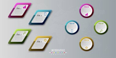 Infographic zaman çizelgesi şablonu grafik, diyagram, web tasarımı, sunum, reklamcılık ve tarih için kullanılabilir. Vektör bilgi gösterimi