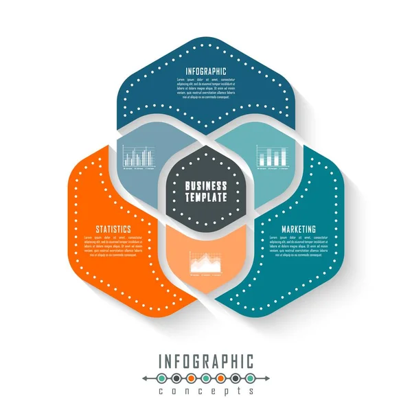 Modelo Linha Tempo Infográfico Pode Ser Usado Para Gráfico Diagrama — Vetor de Stock