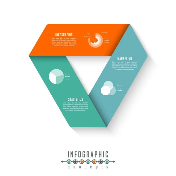 Plantilla Línea Tiempo Infografía Puede Utilizar Para Gráfico Diagrama Diseño — Vector de stock