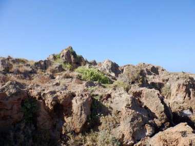 Santorini, Yunanistan 'ın güzel manzarası