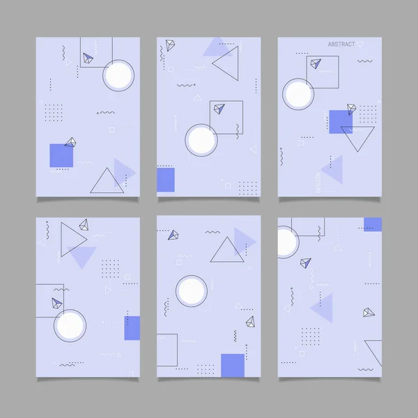 Design Vectorial Abstract Modă Pentru Bannere Geometrice — Vector de stoc