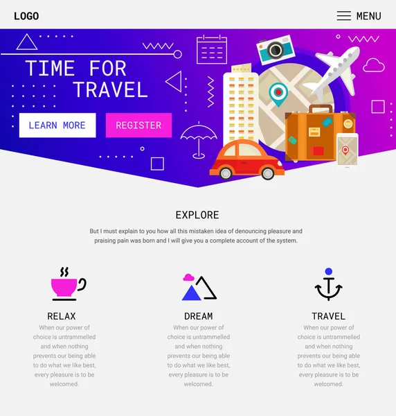 Düz tasarım duyarlı başlangıç ve serbest kullanıcı arabirimi mobil app sıçrama ekranları şablonu trendy çizimler ve 3d smartphone mockup. Vektör çizim