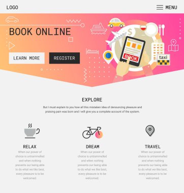 Düz tasarım mobil app sıçrama ekranları şablonu trendy çizim ile alışveriş duyarlı