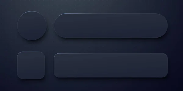 Sunum için vektör mavi siyah tasarım şablonu