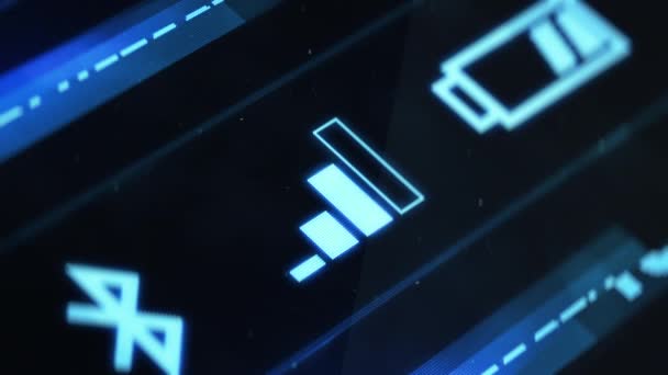 Aucun signal sur smartphone, perte de connexion, hors de portée, icône déconnectée — Video