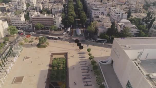 Luftaufnahme Der Architektur Der Stadt Tel Aviv Israel Reisekonzept — Stockvideo