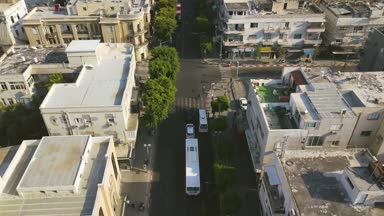 Tel Aviv Hava manzarası dron görüntüleri 4k