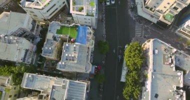 Tel Aviv Hava manzarası dron görüntüleri 4k