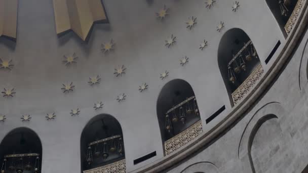 Images Faible Angle Plafond Mosquée — Video