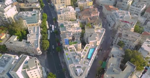 Vidéo du drone aérien de Tel Aviv 4k 
