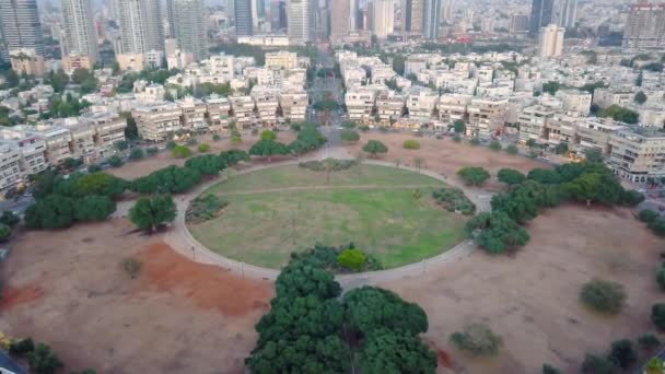 Vista Aérea Arquitectura Ciudad Tel Aviv Israel Concepto Viaje — Vídeo de stock